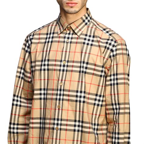 burberry long sleeves men|Burberry shirts for men outlet.